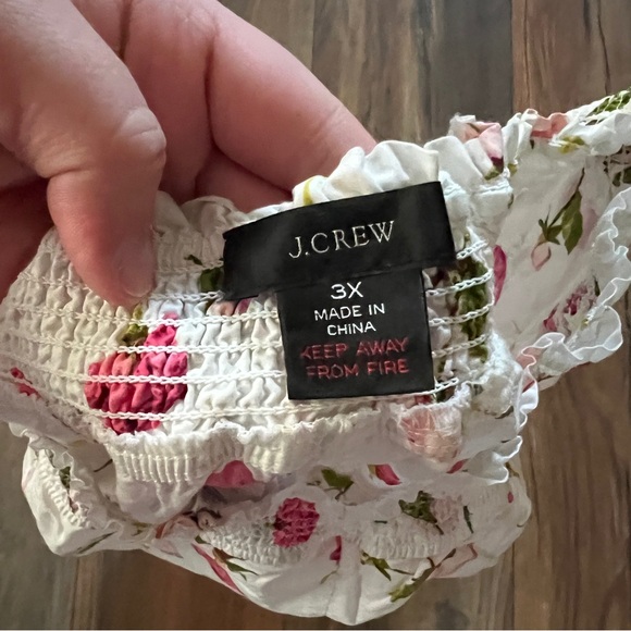 J. Crew Matching Floral Pajama Set - Picture 4 of 7